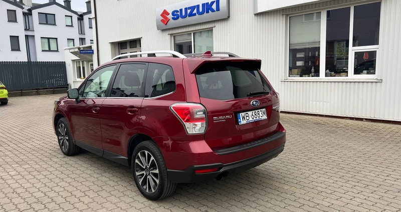 Subaru Forester cena 76500 przebieg: 215000, rok produkcji 2016 z Warszawa małe 154